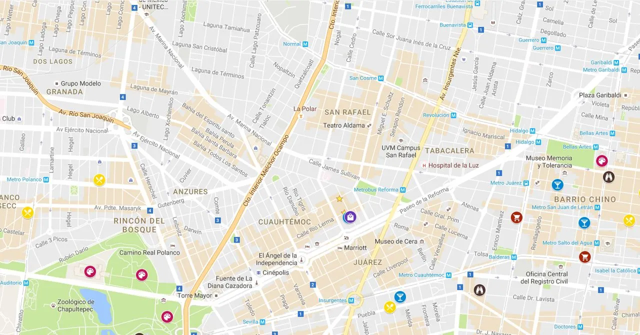Location Map of Trevlinn Casino Hotel